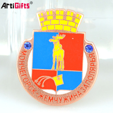 Artigifts Badge Maker Großhandel billig benutzerdefinierte Metall Pin Badge mit Ihrem eigenen Design